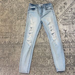 Eunina Bella Super High Rise Skinny Ankle Jeans